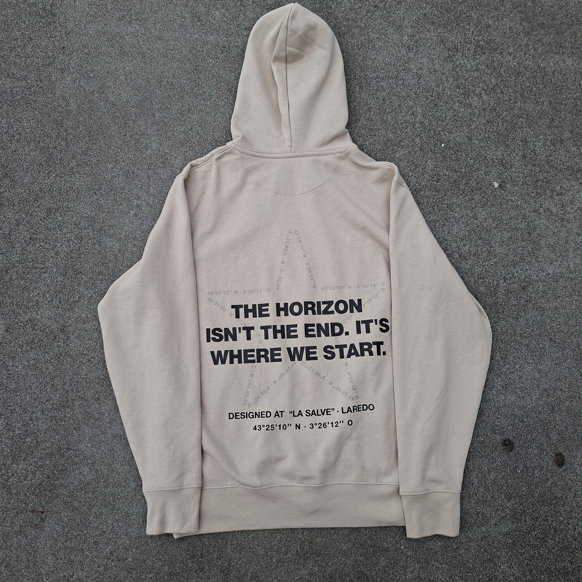"The Horizon" | Sudadera Beige Unisex